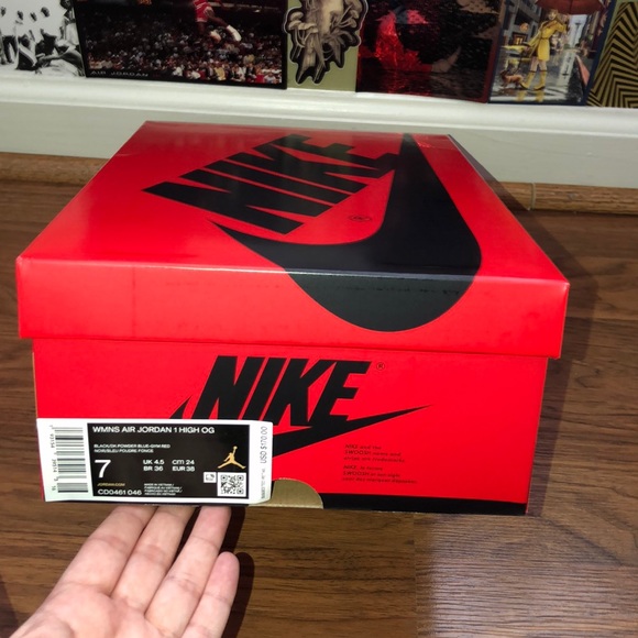 NFS Air Jordan 1 High OG NC to CHI Women’s 7 DS - Picture 8 of 8